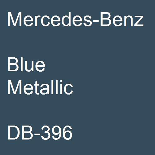 Mercedes-Benz, Blue Metallic, DB-396.